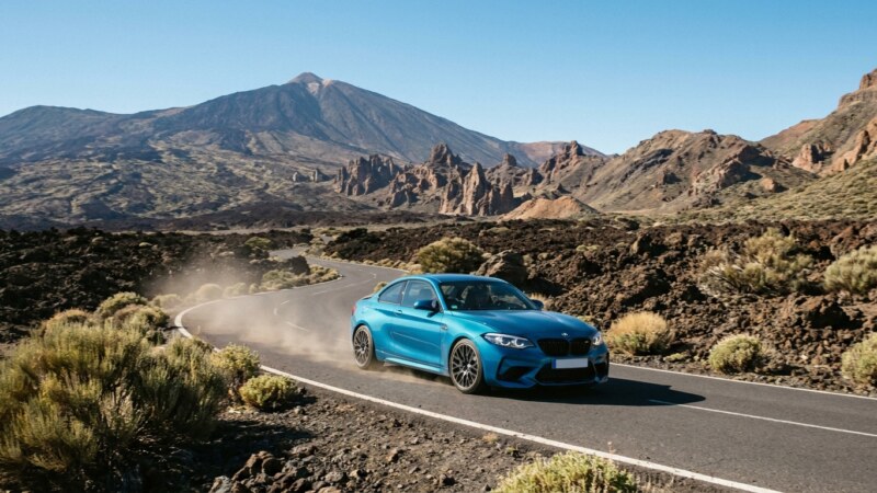 BMW M2 Competition în Tenerife: test de condus