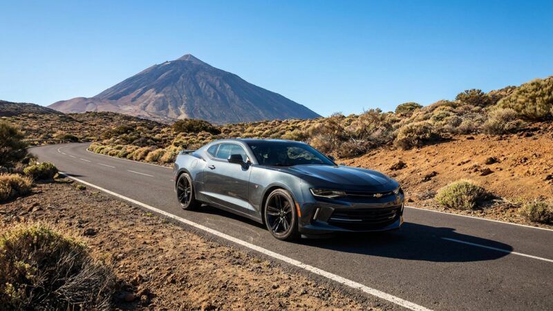 Chevrolet Camaro în Tenerife: TF-1, Teide, Anaga