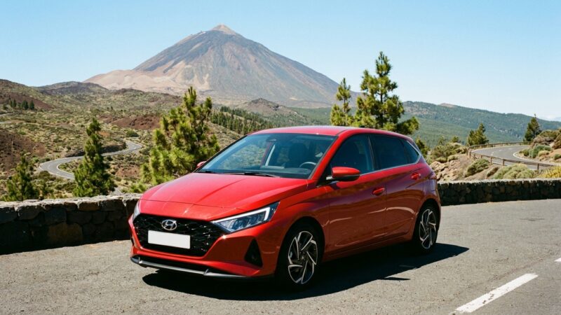 Hyundai i20 în Tenerife: test pe Teide și Masca