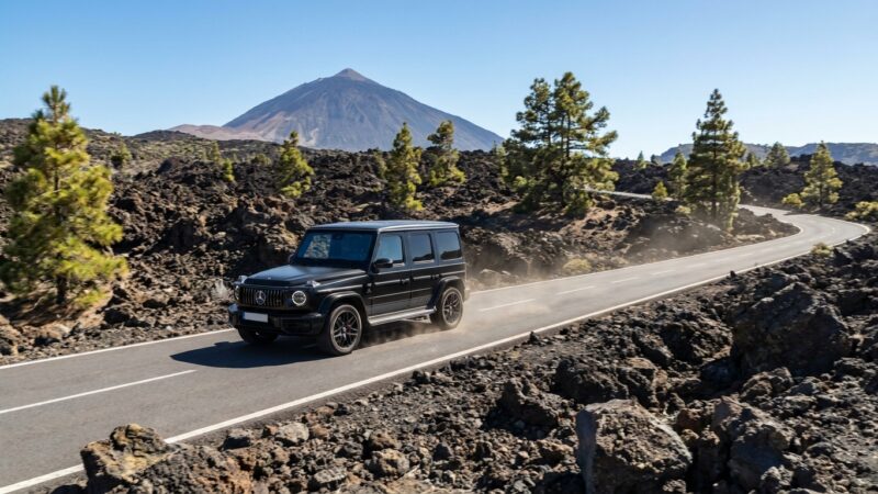 Mercedes-AMG G63 în Tenerife: TF-1, Teide și Masca