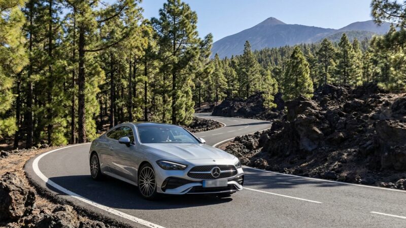 Mercedes-Benz CLE 220 D în Tenerife: test de condus