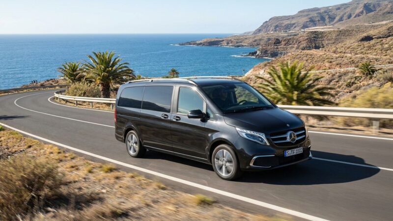 Mercedes-Benz V-Class în Tenerife: test de condus