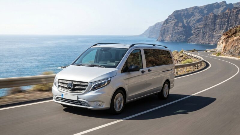 Mercedes-Benz Vito în Tenerife: test de condus