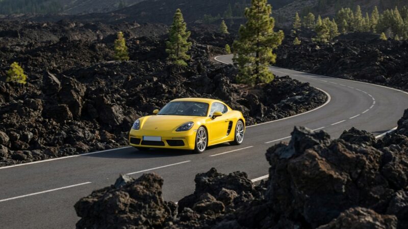 Porsche 718 Cayman în Tenerife: test de condus