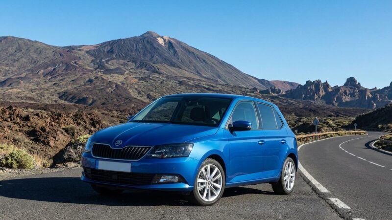 Skoda Fabia în Tenerife: test pe Teide și Masca